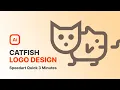 Astonishing CATFISH LOGO DESIGN SPEEDART in Adobe Illustrator