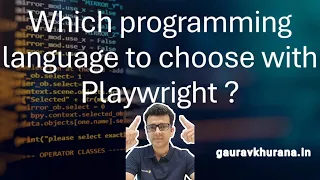Best Language for Playwright TypeScript vs Java vs Python vs NET