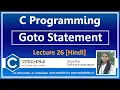 goto statement in c programming in Hindi goto statement in c in Hindi
