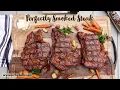 Perfectly Smoked Steak Ribeye