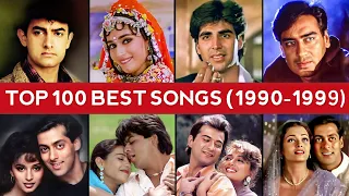 top 100 best bollywood songs 1990 1999 10 songs per year