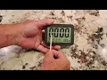 How to Program the Countables 9999 Days Count Up Countdown Clock
