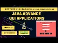 Java Advance GUI Applications Lecture 11 Radio Btns Using Programming CSE Pashto Language