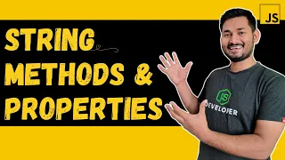 Template Literals String Methods Properties The Complete JavaScript Course Ep 07