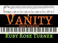 Ruby Rose Turner - Vanity | EASY piano cover by Pianotato