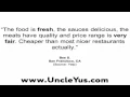 Uncle Yu s At The Vineyard - REVIEWS