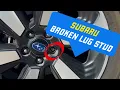 How to Replace a Rear Lug Stud on a Subaru Forester 2018 - Common Subaru Fix