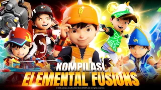 KOMPILASI ELEMENTAL FUSION BOBOIBOY | BoBoiBoy Galaxy