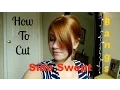 How To Cut Your Own Side Swept Bangs