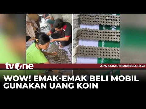 VIRAL, Ibu Rumah Tangga Beli Mobil Pakai Uang Koin Setelah Menabung 3 Tahun