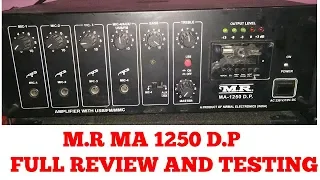 Download CHEAPEST AMPLIFIER M.R MA 1250 DP FULL REVIEW AND TESTING BY SOUND TECH MP3