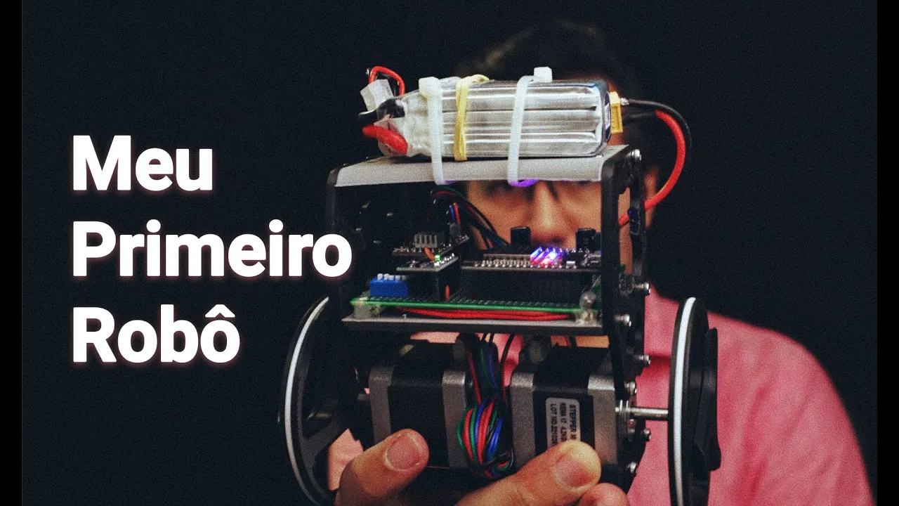 Meu primeiro projeto de robótica, um robô que se equilibra sozinho