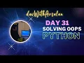 Master OOP Question-Solving with Python DAY31 Multiple Inheritance OOPS QUESTIONS