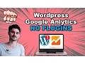 Install Google Analytics in Wordpress Without Plugins
