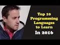 Top 10 Programming Languages to Learn in 2016 - Perl Ruby more