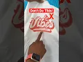 Never Print T-shirts With Cricut This Way