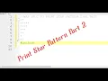 Print pattern In C part - 2 Printing star series