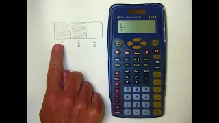TI15 Calculator Entering Fractions and Solving Simple Fraction Equations