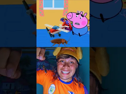 CUCARACHA VOLADORA #comédia #miedo #humor #comedy #funny #viral #viralvideo #peppapig #peppa #xd