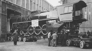 LA LOCOMOTIVE A VAPEUR MIKADO 141 P LES SECRETS DE LA FABRICATION DANS LES USINES DE NANTES EN 1952
