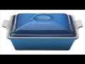 Le Creuset Heritage Stoneware 2--Quart Covered Square Casserole Marseille