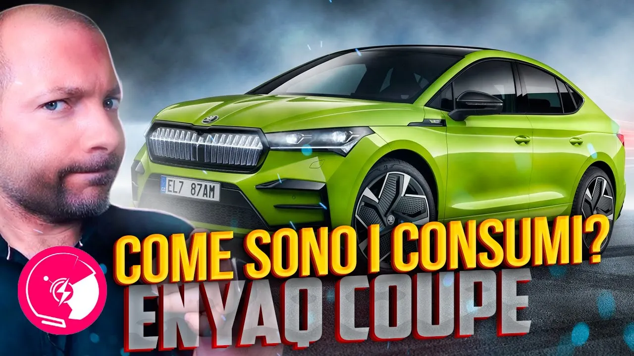Skoda Enyaq Coupè RS iV - VERI Consumi e REALE AUTONOMIA!