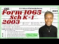 How to File LLC Partnership Taxes Form 1065 and Schedule K-1 for 2023 9