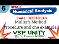 s method Numerical Analysis SEM-6 UNIT-1