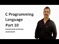 break and continue statement in c programming language