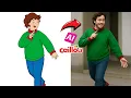 Caillou Characters in Real Life