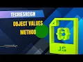 JavaScript Object Iteration - Object Values Method