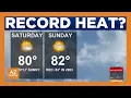 January heat Phoenix area may flirt with record heat this weekend