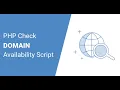 Domain Name Availability with API KEY