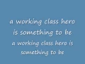Download Lagu John Lennon-Working Class Hero Lyrics