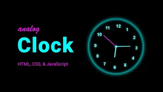 Build a Realistic Analog Clock with HTML CSS JavaScript MZCode01