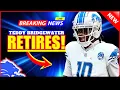 SHOCKING NEWS Teddy Bridgewater RETIRES From Detroit Lions