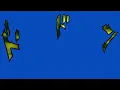 JoJo no Bizarrr - Pillar men DO-DO-N menacing blue screen template