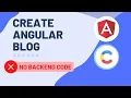 Angular 13 Project - Dynamic Blog Website Using Contentful