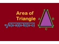 How to calculate area of triangle in java