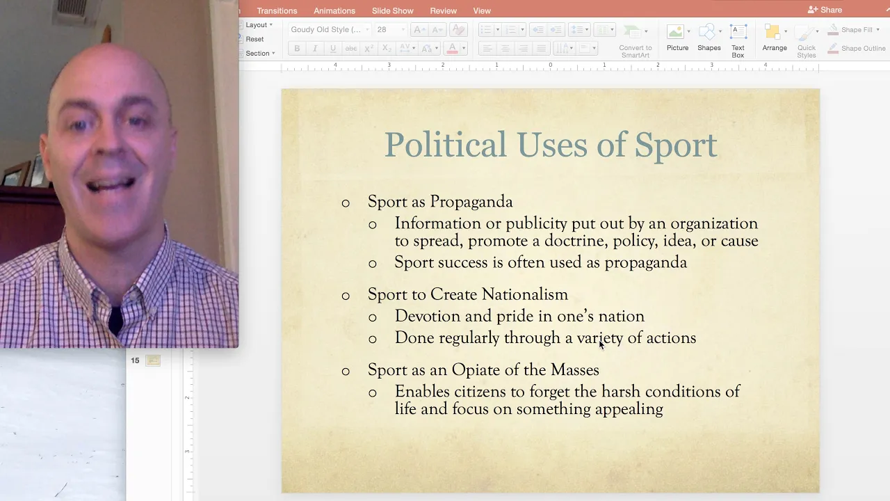 Sport & Politics Lecture