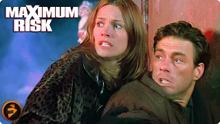 MAXIMUM RISK Jean Claude Van Damme E Natasha Henstridge In Fuga Sui Tetti 