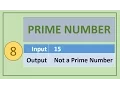 8 C Programs PRIME NUMBER or Not