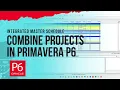 How to Combine Projects in Primavera P6 Primavera P6 Integrated Master Schedule