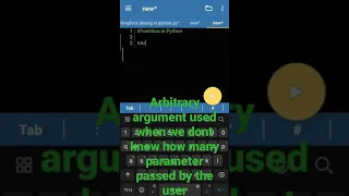 Arbitrary argument in Function in python Use of arbitrary argument in python Unknown argument