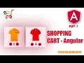 Shopping cart in Angular Part 1 Angular Add to Cart cart Shopping cart Angular tutorial