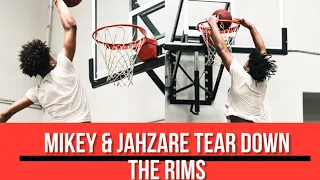 jahzare jackson u0026 mikey williams go ham dunk everything 