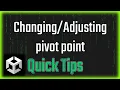 Unity Quick Tips - 2 pivot point of the object