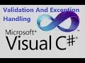 C Training - Validation And Exception Handling