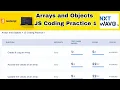 Arrays and Objects JS Coding Practice 1 Answers JavaScript NxtWave CCBP 4 0