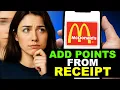 How to Claim Points from a McDonald s Receipt in the App